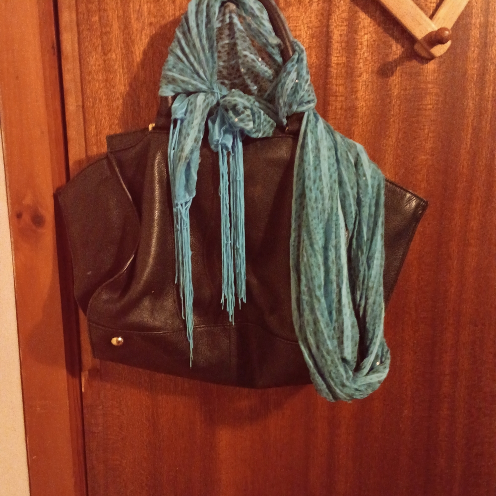 Black Leather Tote